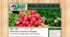 Desktop Screenshot of greensmeatmarket.com